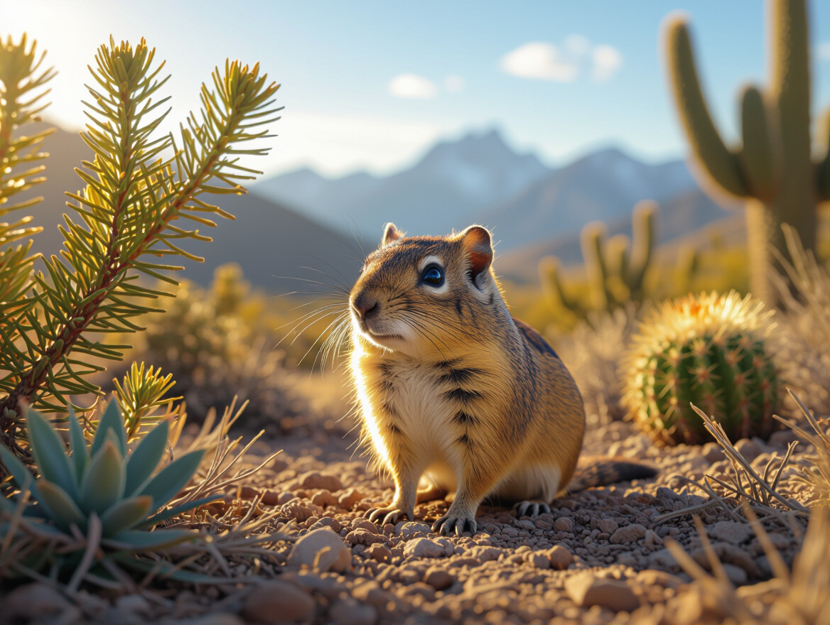 A degu őshonos Chile száraz erdeiben él vadon.